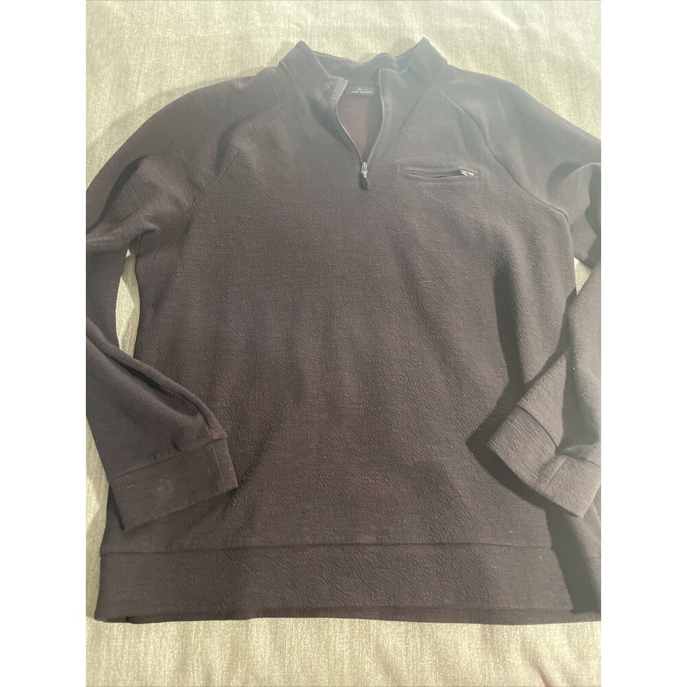 Marc Anthony Sweater Men's XX-Large Quarter-Zip Gray